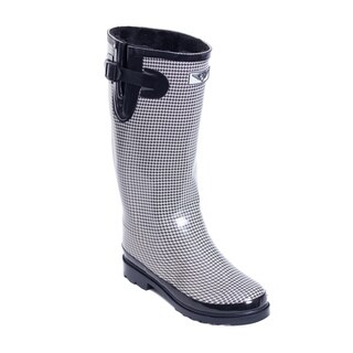 rain boots with faux fur