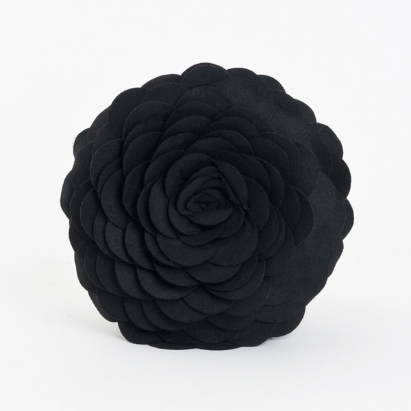 Circular Multicolor Flower Decorative 13-inch Round Throw Pillow - Overstock Shopping - Great ...