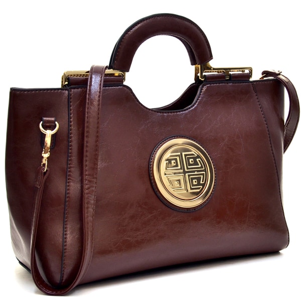 Dasein Loop Handle Leatherette Shoulder Bag