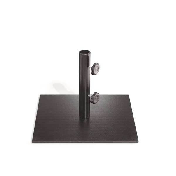 Oxford Garden 70Pound Square Market Umbrella Stand Overstock