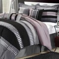 Castle Rock Grey 12-piece Bed In a Bag with Sheet Set