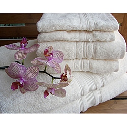 Charisma Ivory Cream Premium Hygro Cotton 12-piece Bath Towel Set