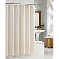 Cotton Waffle Natural Shower Curtain