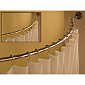 Curved 78 to 84-inch Shower Curtain Rod