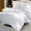 Damask Stripe Premium 284 Thread Count White Down Comforter
