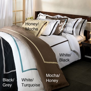Hotel Collection 300 Thread Count Solid 3-piece Duvet Cover Set