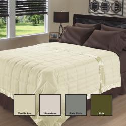 Egyptian Cotton Royal Stripe 400 Thread Count Down Blanket