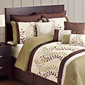Green and Chocolate 12-piece Comforter Set
