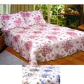 Handcrafted French Country Quilt 3-piece Set