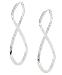Tressa Sterling Silver High Polish Designer Earrings