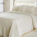 'Jessica' Chenille White/ Linen Twin-size Bedspread