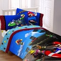 Super Mario 'The Race is On' 4-piece Bed in a Bag with Sheet Set