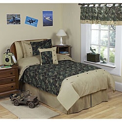 Sweet JoJo Designs Green 3-piece Full/ Queen-size Comforter Set