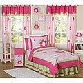 Sweet JoJo Designs Pink/ Green 4-piece Twin-size Comforter Set