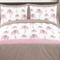 Sweet JoJo Designs Pink Mod Elephant 3-piece Full / Queen-size Bedding Set