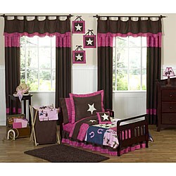 Sweet JoJo Designs Western Horse Cowgirl 5-piece Toddler Girl's Bedding Set
