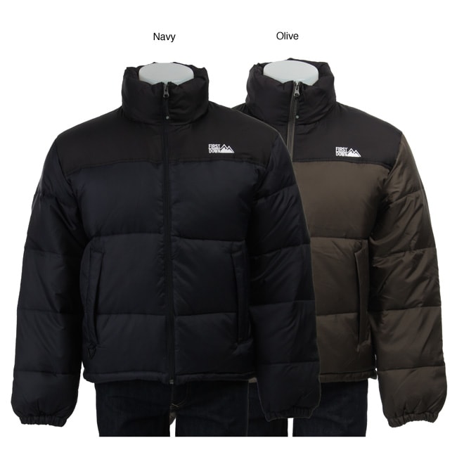 First Down Men's Twotone Down Jacket