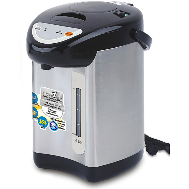 Stainless Steel 4.5quart Electric Thermo Water Boiler and Warmer