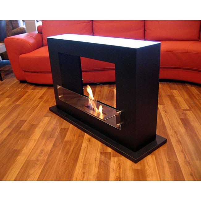 EVEN MAX Free Standing Portable Bio Ethanol Fuel Fireplace Overstock