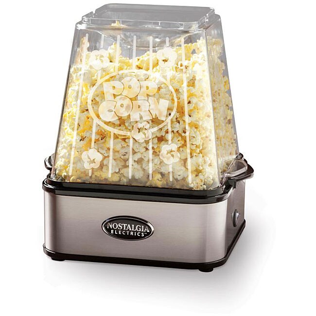 Nostalgia Electrics TPM100 Stainless Steel 6qt Stirring Theater