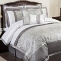 Lush Decor Gray Urban Savanna 8-piece Comforter Set