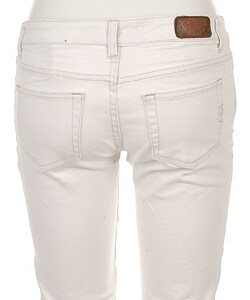Princy by Jessica Simpson Lowboy White Denim Jeans