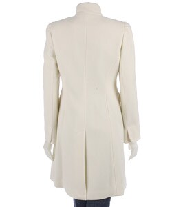 Jessica Simpson Ruffled Wool Pant Coat