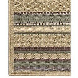 Cafe Series Stripe Indoor/Outdoor Rug (8'9 x 12'9)