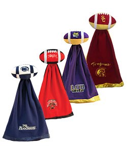 NCAA College Team Logo Snuggleball & Security Blanket