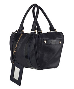Balenciaga Leather Whistle Bag with Textured Trim
