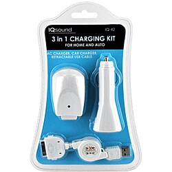 SuperSonic IQ-Sound Apple iPod/ iPhone USB Combo Charger