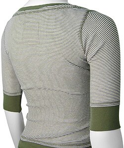 Energie Junior Girl's 3/4-sleeve Button Thermal Top