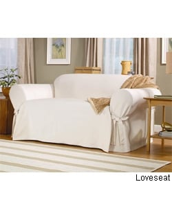 Sure Fit Cotton Duck Washable Chair Slipcover