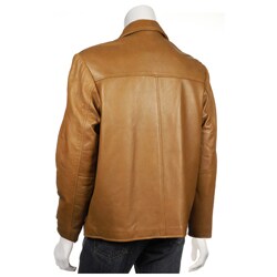 IZOD Men's New Zealand Lamb Leather Jacket