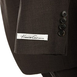 Kenneth Cole Men's Taupe Wool Suit