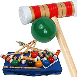 Professional Complete Croquet Set & Carrying Case