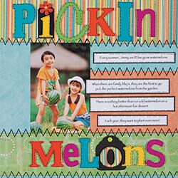 Citrus Collection 12x12-inch Scrapbooking Set