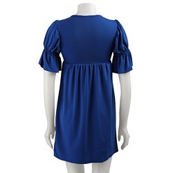 Ruby Women's Poet-sleeve V-neck Dress