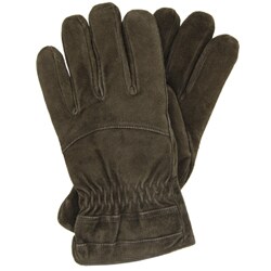 Isotoner Men's Fleece-lined Suede Leather Gloves