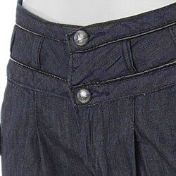 Chinese Laundry Junior's Lightweight Wide-leg Denim Pants