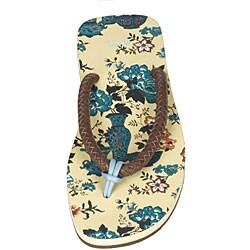 Paul Smith Printed Insole Leather Flip-flops