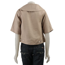 FINAL SALE Live A Little Women's Cropped Zip Anorak