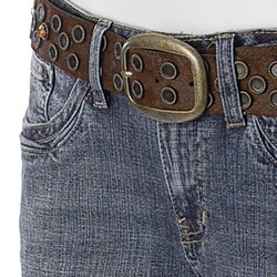 Apt. 9 Women's Rolled Hem Denim Shorts with Studded Belt