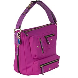 Tod's Zip Pocket Nylon Hobo Bag