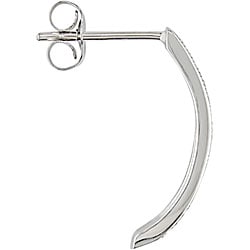 10k White Gold 1/5ct TDW Diamond Earrings (I-J, I2-I3)