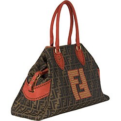 Fendi 'Bag de Jour' Tabacco Zucca Canvas Bag