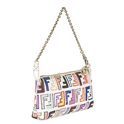 Fendi Zucca Vitello Pouchette Bag