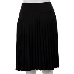 Necessary Objects Pleated Knit Skirt