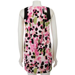 FINAL SALE Kensie Girl Junior's Pink/ Black Printed Dress