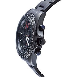 Swiss Military Men's Black Navigator Chronograph Watch